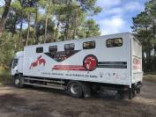 Camion PL Renault dci 310, 6 à 7 chx, 3 pers 