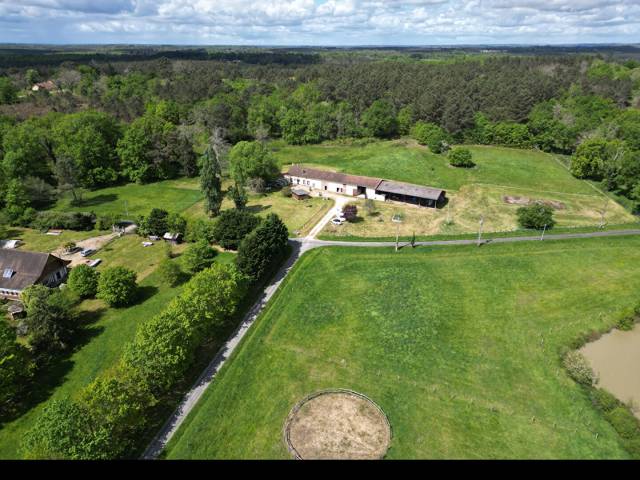 Propriété équestre - 27 hectares -  maison plein pied 150m2  -  ecurie de 6 boxe