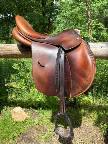 Selle childéric cso 17,5 double quartier – bon état