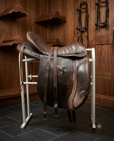 Selle cuir taille 18 pouces 
