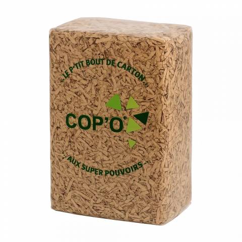 Litière copeaux carton pour chevaux - cop'o