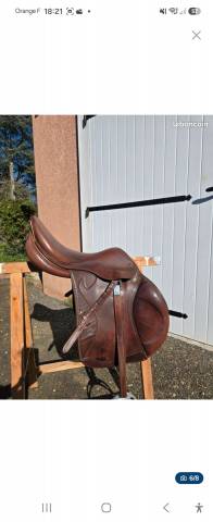 Selle mixte prestige modèle michel robert robert  taille 17 pouces