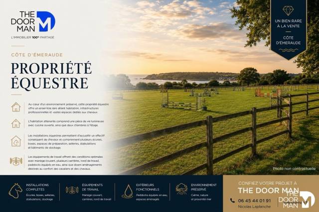 Propriete equestre cote d'emeraude