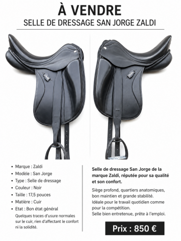 Selle zaldi san jorge 