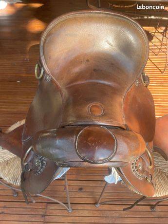 Selle western sellerie artisanale (sellerie noel), 18 pouces,