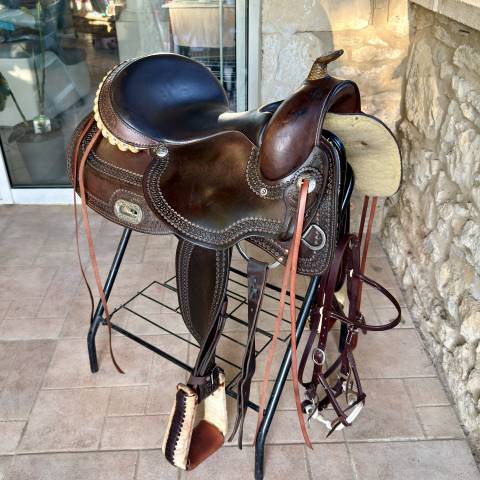 Selle reinning pool’s quarter 16’ avec sangle et padd
