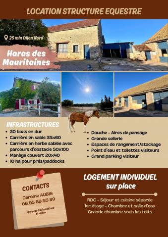 Location pour projet équestre - 21 (côte d'or)