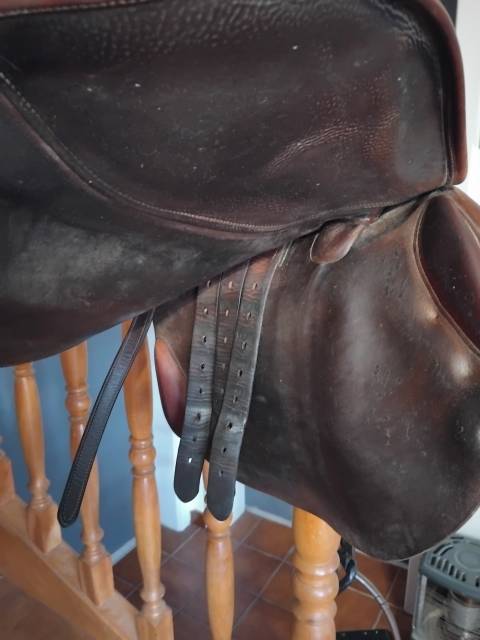 Selle d'équitation butet 17,5' avec son équipement