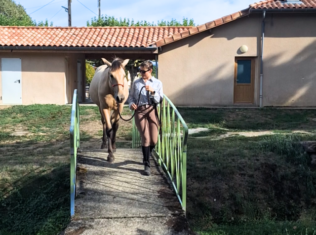 Ebra, jeune pre déjà sereine en extérieur