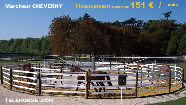 Marcheur rond cheverny 6 chevaux telehorse.com