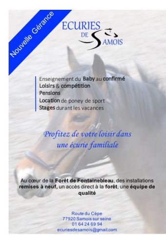 Ecurie familiale competition et loisirs  fontainebleau