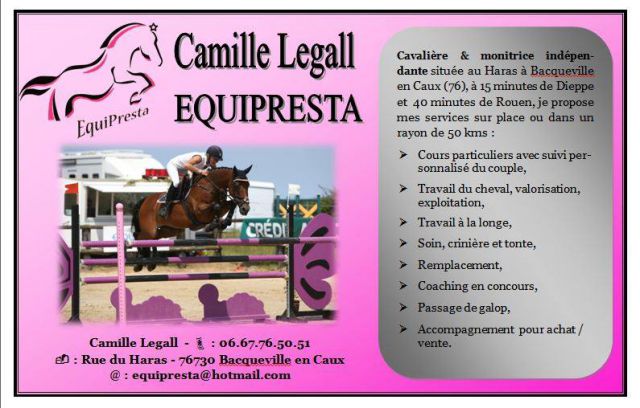 Equitation : prestataire de service