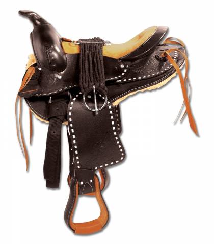 Selle western arisona cuir marron - waldhausen