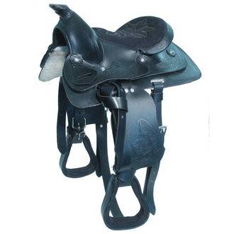 Selle western indiana noir 15