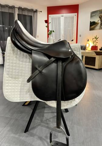 Selle mixte childeric marron foncé 
