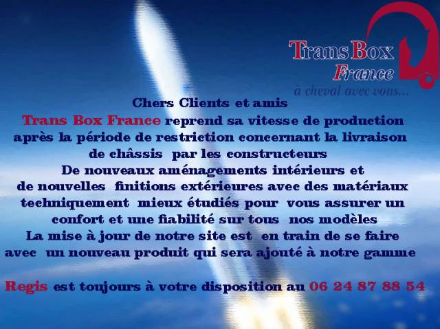 Production trans box france reprend