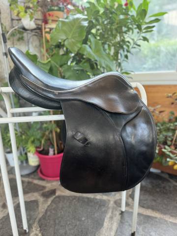 Selle geologic noir en cuir 