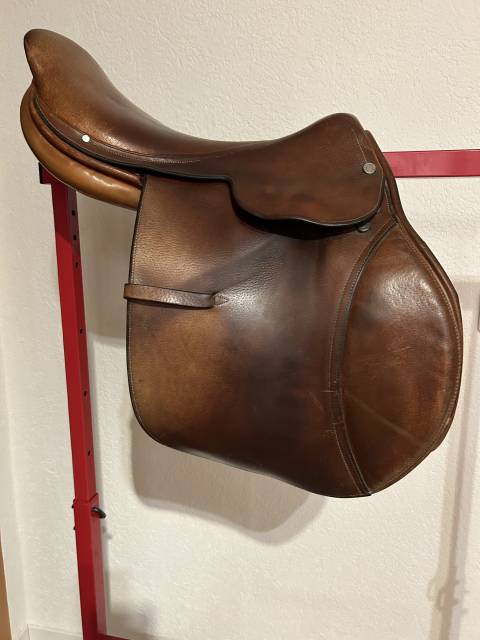 Selle hermès pessoa 17,5 de 1985
