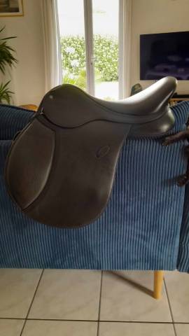 Selle arena mixte 17,5 noire