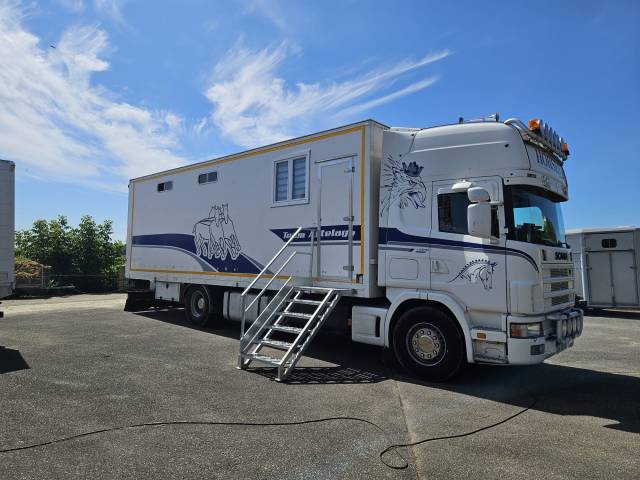 Pl chevaux scania + remorque 