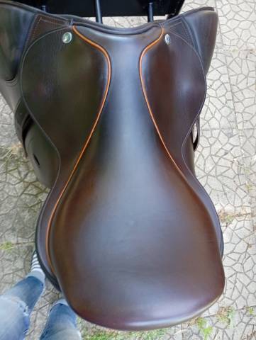 Top occasion selle cuir mixte 