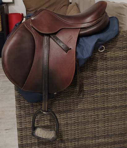 Selle antares evolution marron   taille 17'