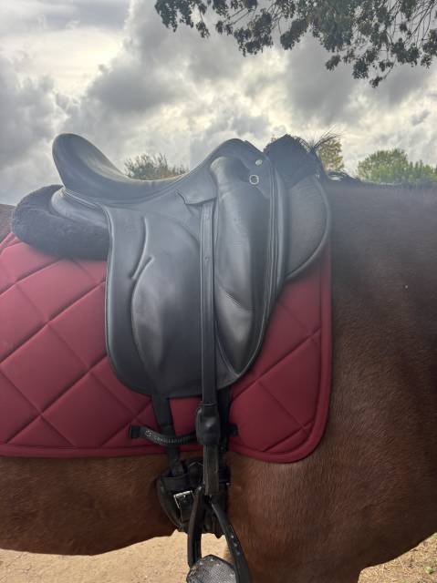 Selle dressage 17,5’’ devoucoux makila lab