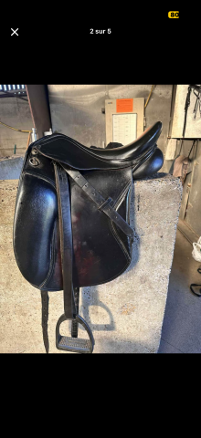 Selle de dressage barnes 17.5