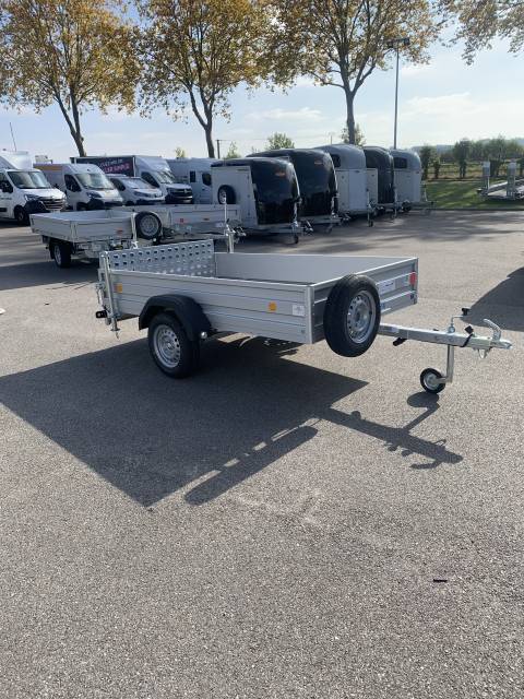 Remorque benne basculante/porte engins bockmann