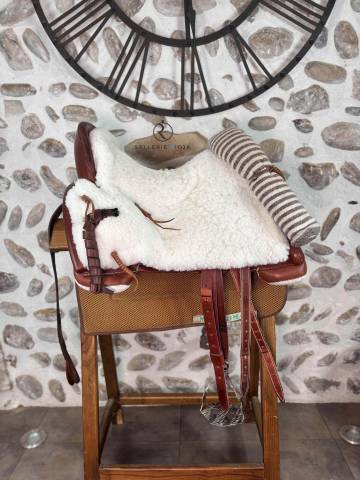 Selle espagnole vaquera zaldi traditionnelle