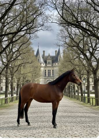 Jument selle français par cooper- diamant 