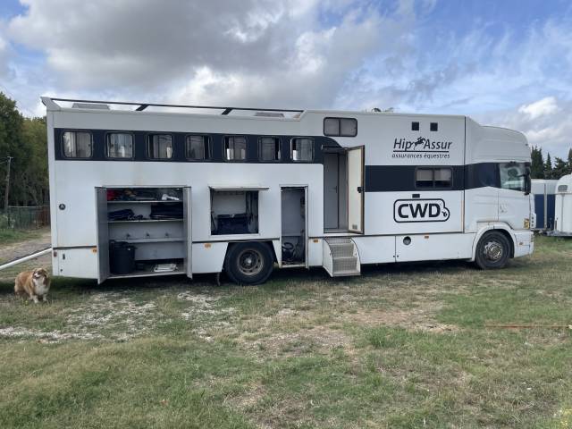 Scania 460chx 7places chevaux + home car