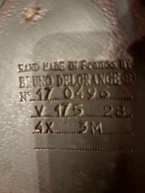 Selle bruno delgrange 17,5 modèle virtuose