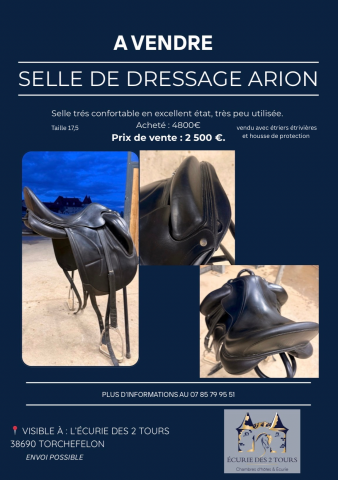 Selle de dressage arion