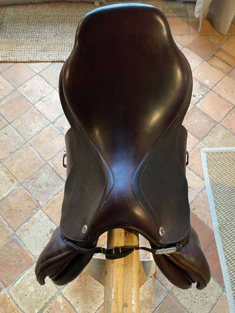 Selle cwd double quartiers couleur tabac