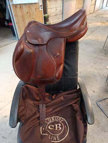 Selle baude luxury line monoquartier cross, 17,5