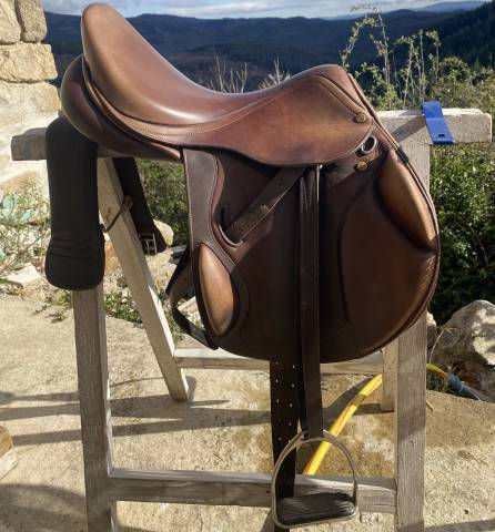 Selle monoquartier eric thomas fitter, 17 pouces 