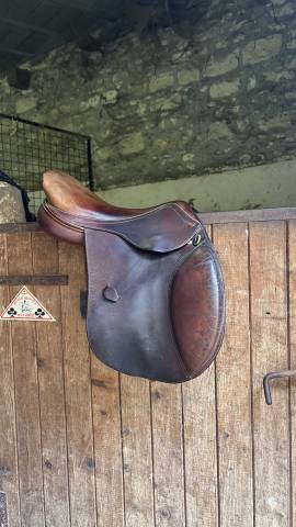 Selle henri de rivel 17,5 pouces 