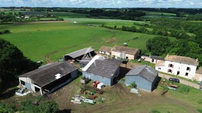 Fermette en agriculture biologique sur environ 40 ha (dont 36 à