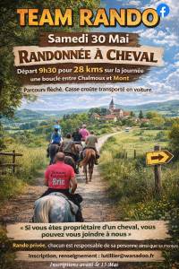 Randonn&eacute;e &agrave; cheval