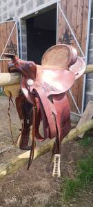 Selle western américaine cheval
