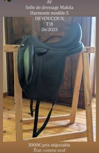 Sella da dressage devoucoux  18
