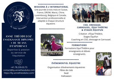 Enseignante equitation diplomee