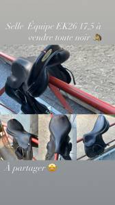Sella da salto ostacoli equipe ek26 17.5