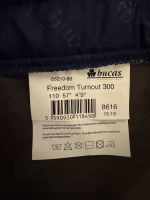 Couverture bucas freedom 300 taille 110 neuve 