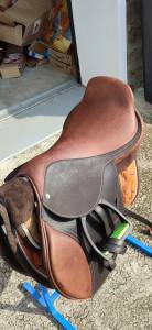 Selle cso treadstone 17,5 pouces en cuir