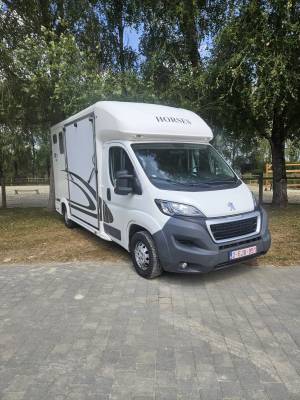 Camion vl 2chevaux peugeot boxer equi-trek 2,2l 150cv d