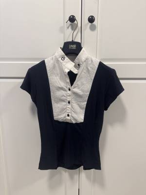 Cavalleria toscana pleated bib competition shirt – navy