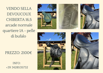 Sella devoucoux chiberta 