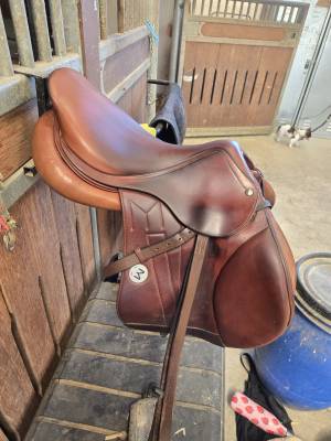 Selle cso meyer acte 2 cuir cognac 17,5